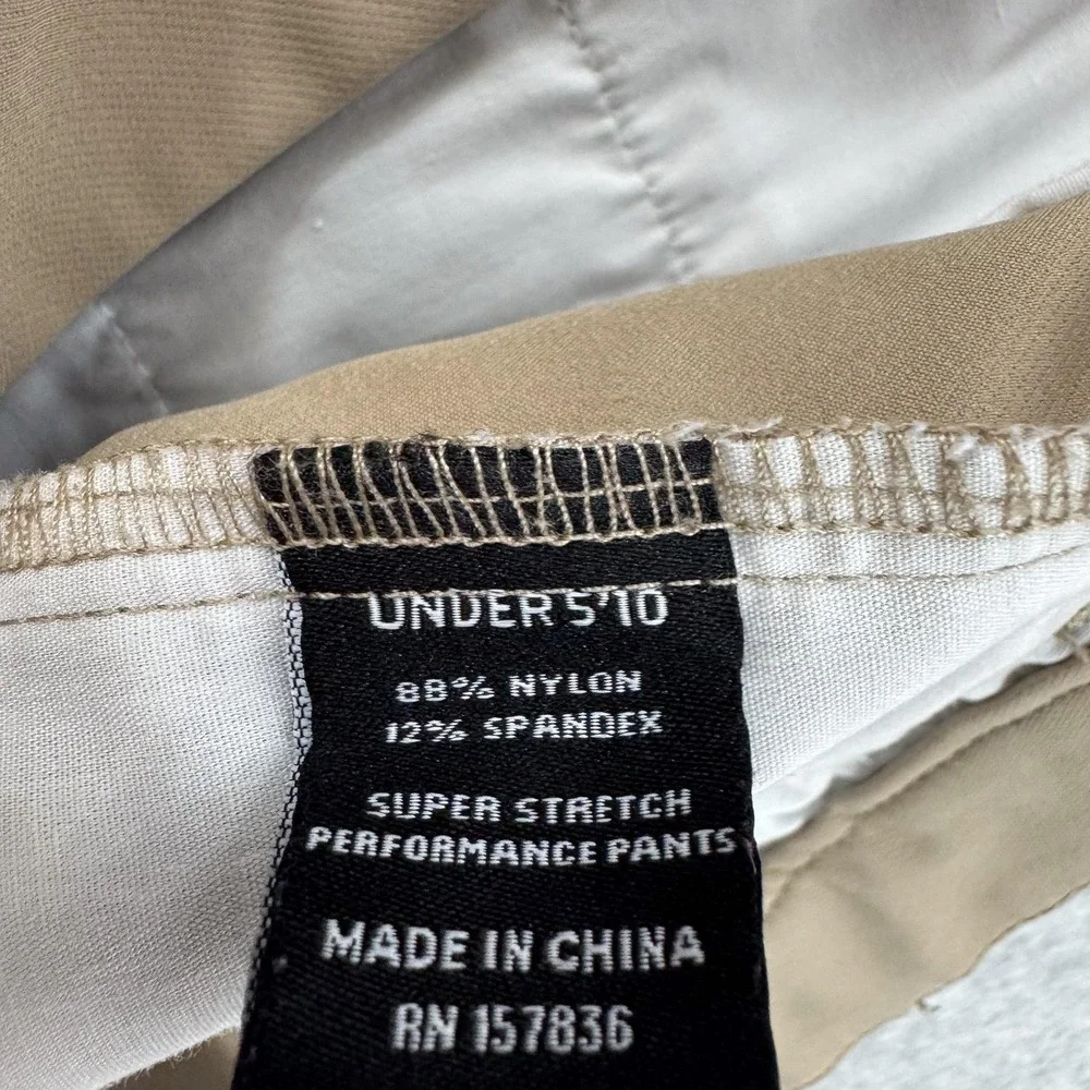 Under 510 Pants Mens 31 Beige Super Stretch Performance Chino Slim Casual 32x25